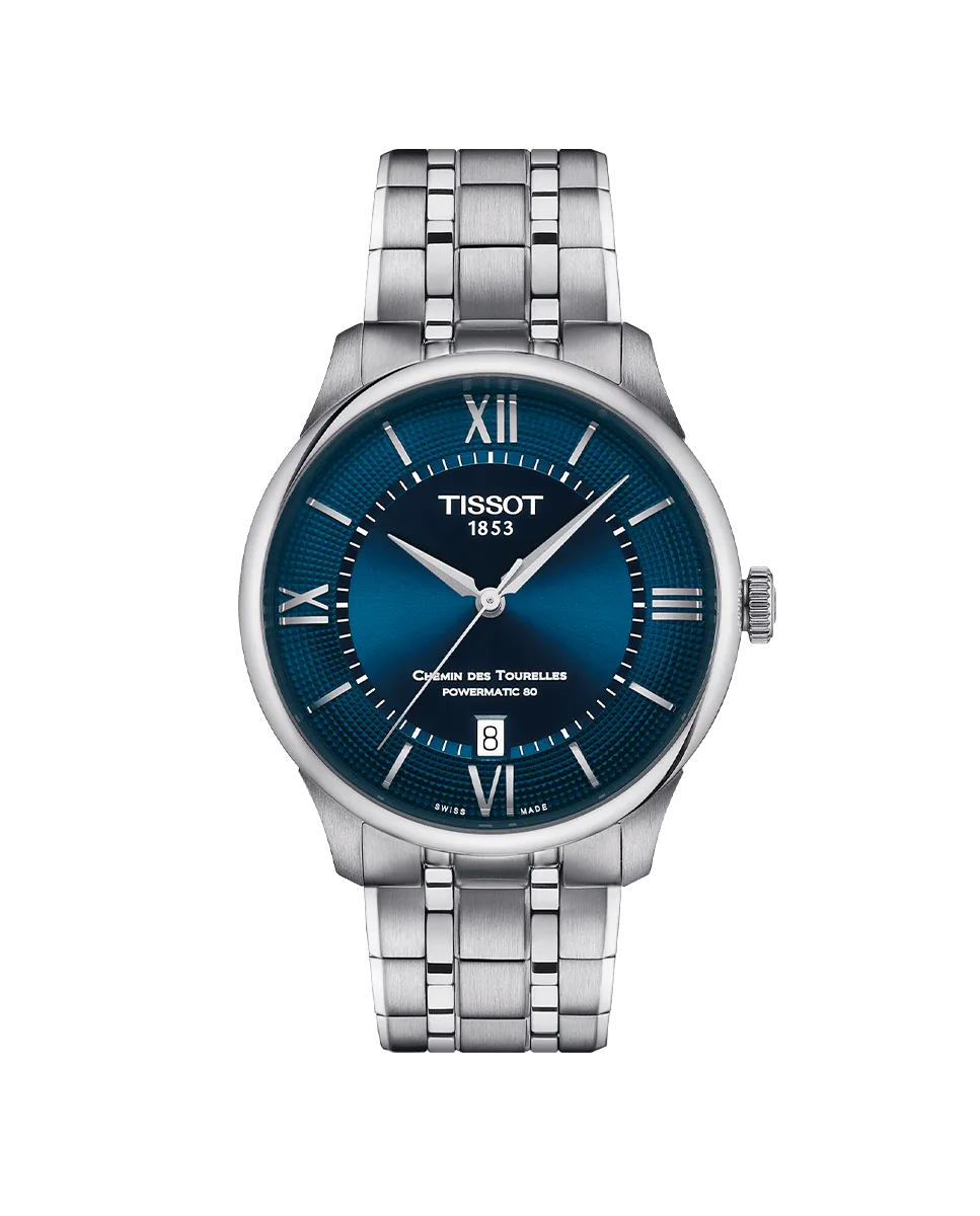 

Мужские часы из коллекции Chemin des Tourelles в стальном корпусе Tissot, серебряный