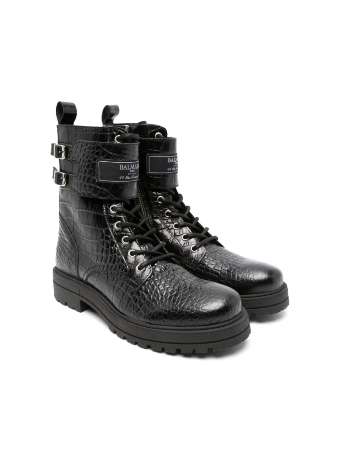 

Balmain Kids ботинки с логотипом, черный