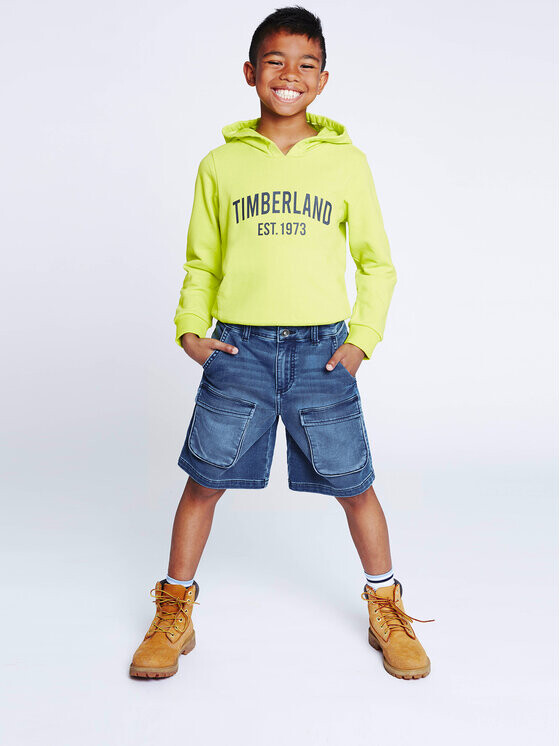 

Джинсовые шорты стандартного кроя Timberland, синий