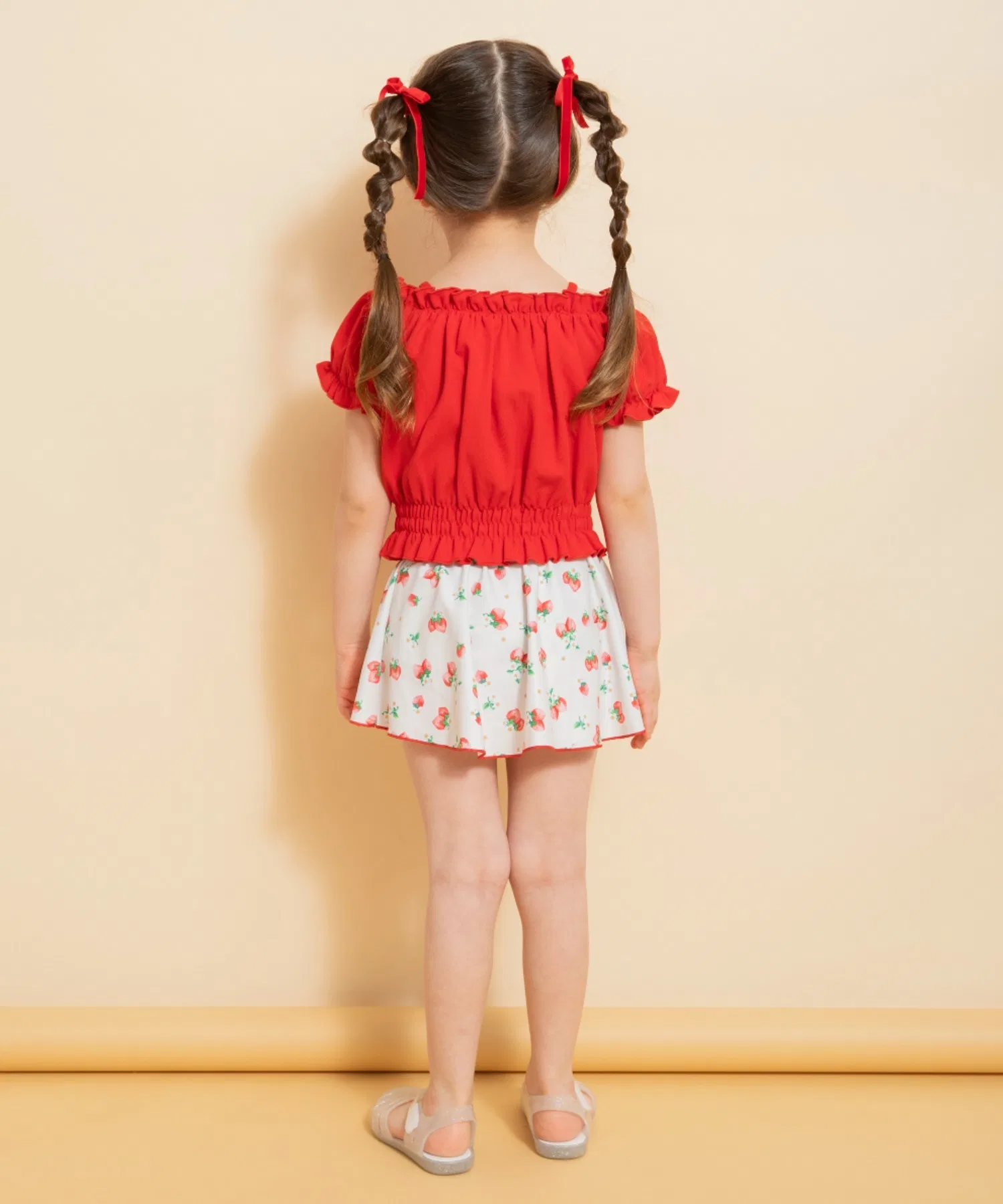 [Эксклюзивно в интернете/Купальник/Платье/Отдельно] Танкини с пышными рукавами — фото 4