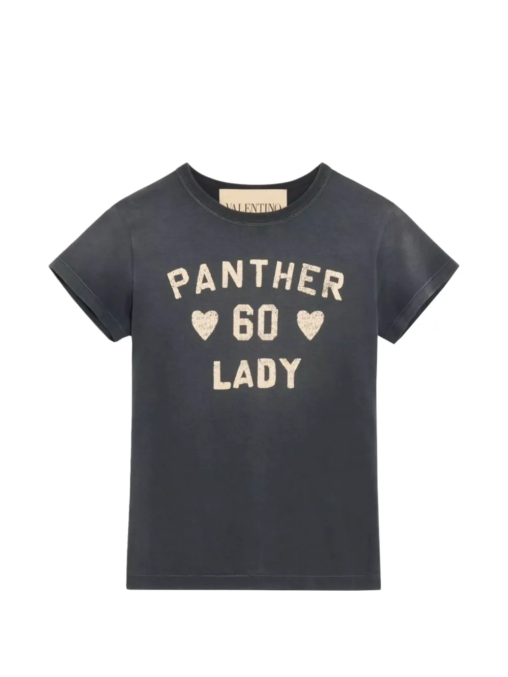 

Футболка с короткими рукавами и принтом Valentino Garavani, серый