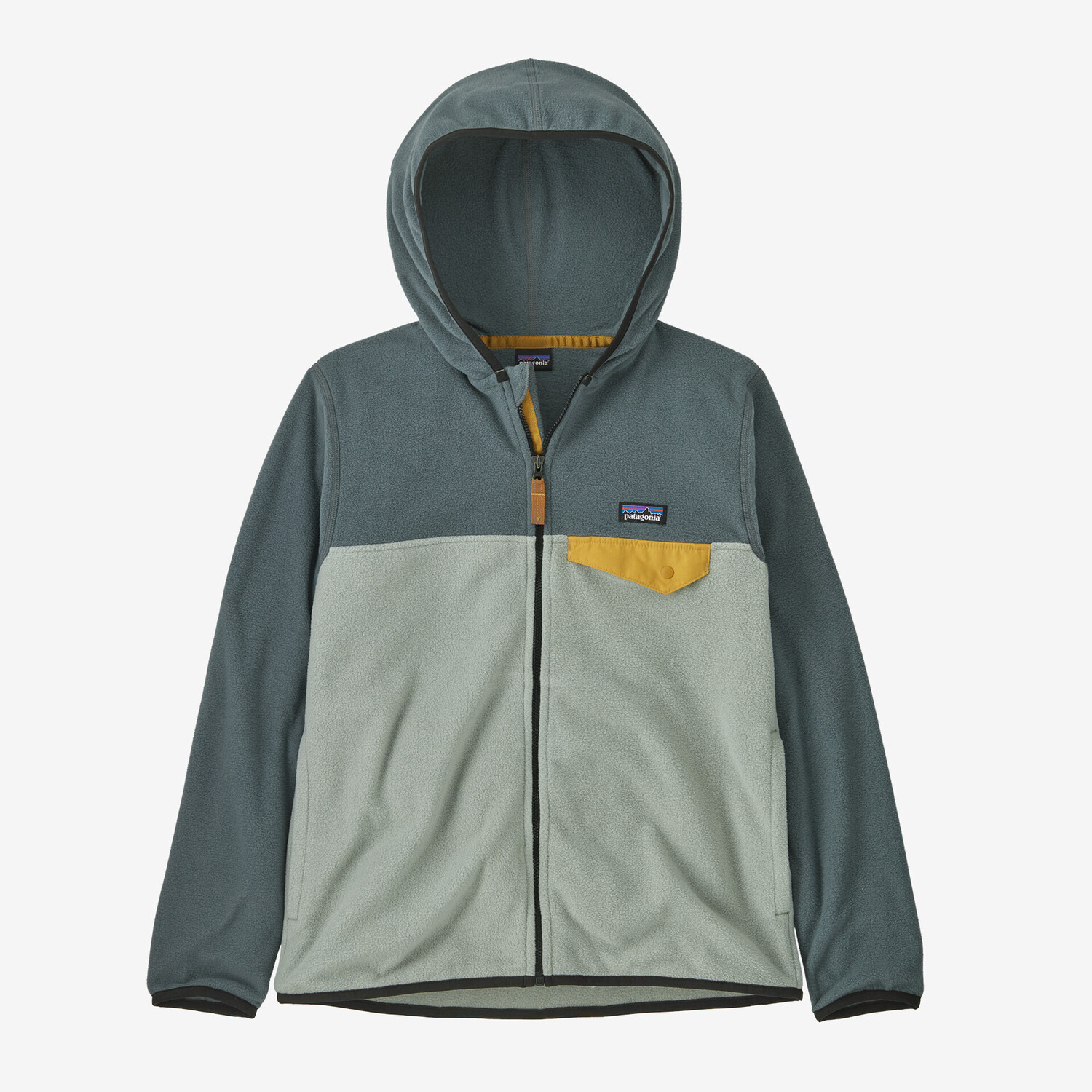 

Детская флисовая куртка Micro D Snap-T Patagonia, зеленый