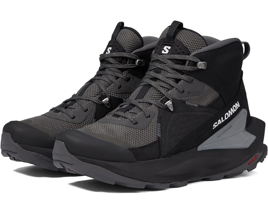 

Походная обувь Salomon Elixir Mid GORE-TEX, цвет Black/Magnet/Quiet Shade