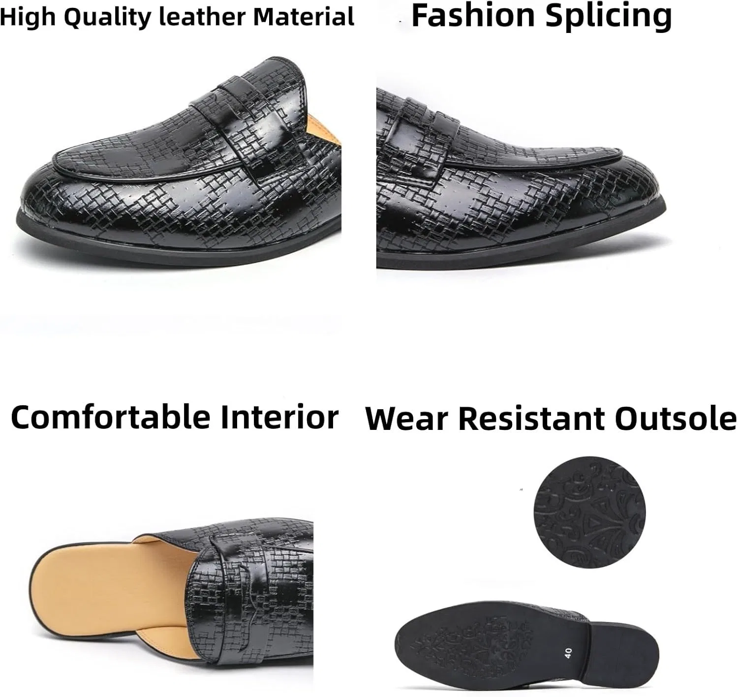 Мужские мюли Aimery Leather Slip-On Mules, коричневый — фото 3