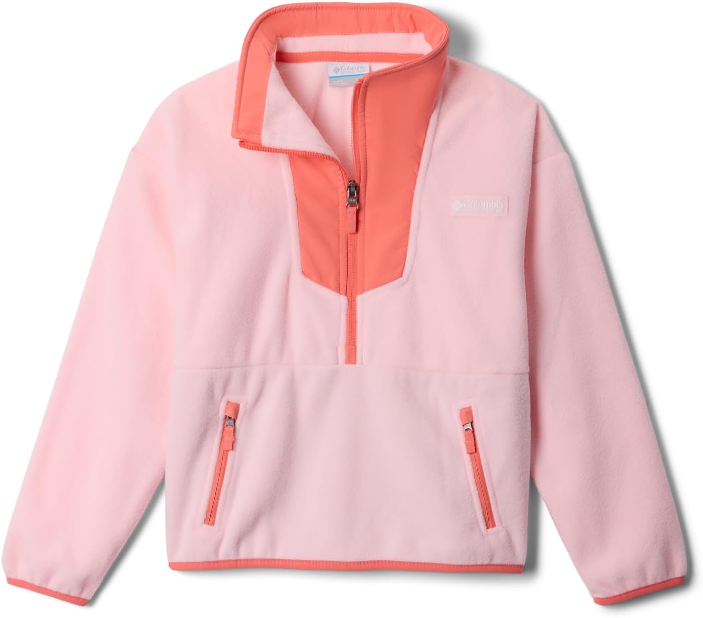 

Флисовая кофта Columbia Boys Sequoia Grove Half Zip, Satin Pink/Hot Coral