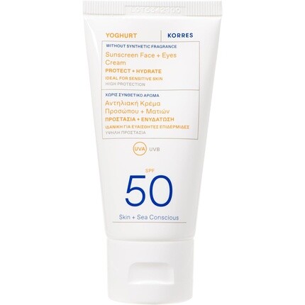 

Korres Йогуртовый гель-крем для лица и глаз без запаха Spf50 50 мл