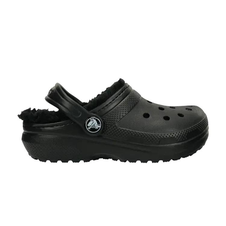 Сабо Crocs Classic Lined Clog Kids, черный