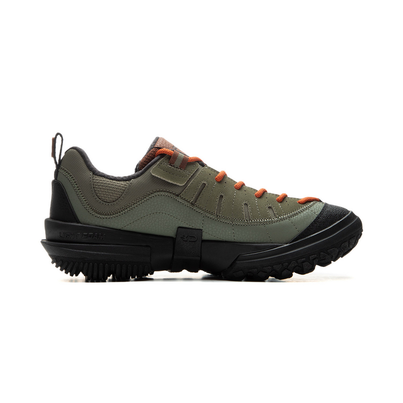 Мужские туфли для походов CF Su Linchuan Lite Cushioning, Wear Resistant низкие верх Black Green LINING, зеленый/Night черный — фото 3