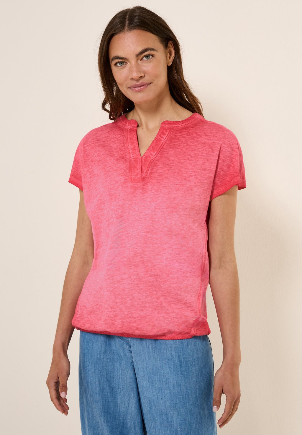 

Базовая футболка WASHED-OPTIK Cecil, металлик красный