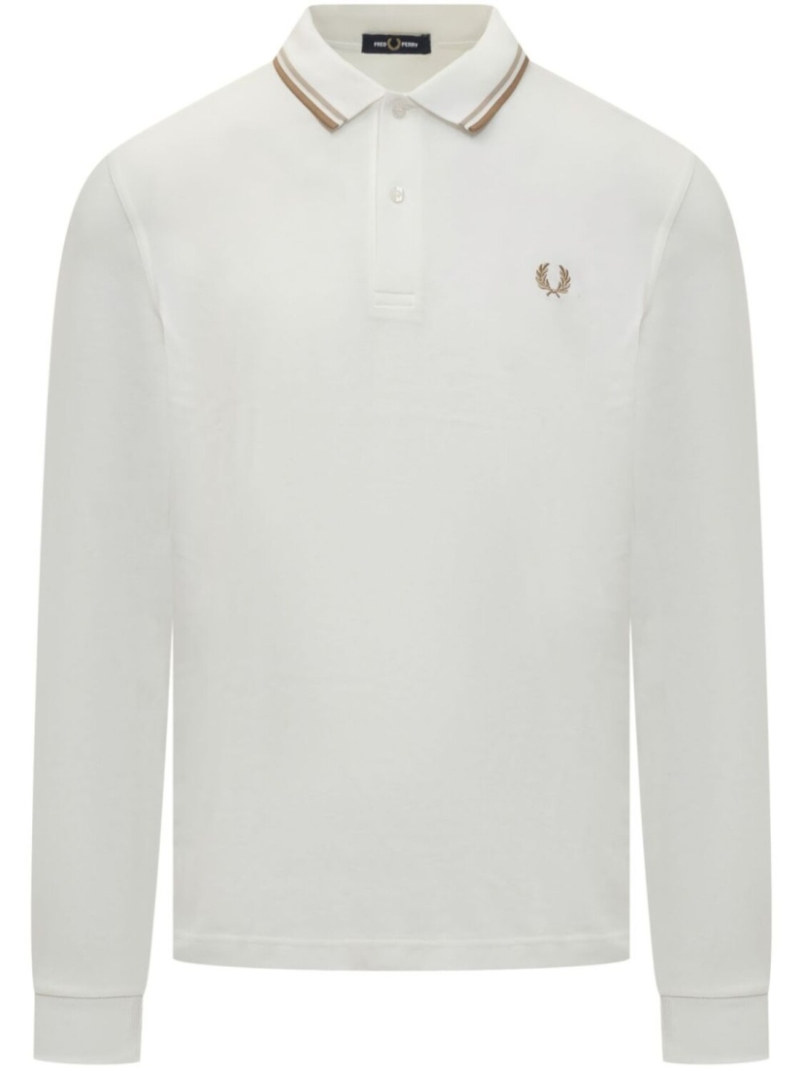 

Рубашка поло с вышитым логотипом Fred Perry, белый