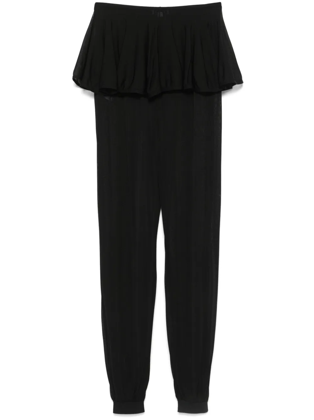 

Брюки со вставкой Alaïa, черный