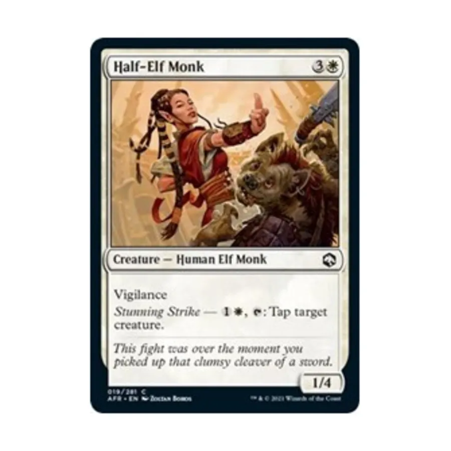 

CCG Полуэльф-монах (клавиша C), MTG - Adventures in the Forgotten Realms
