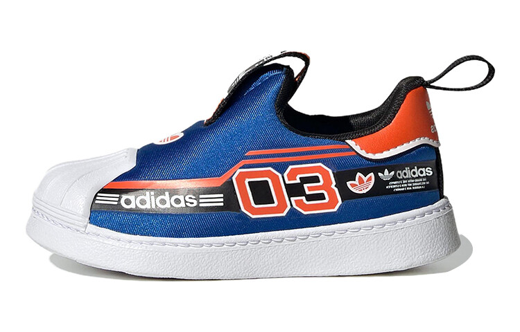 

Кроссовки adidas originals Superstar Series Toddler Shoes TD Low-top Blue/Orange/White/Black