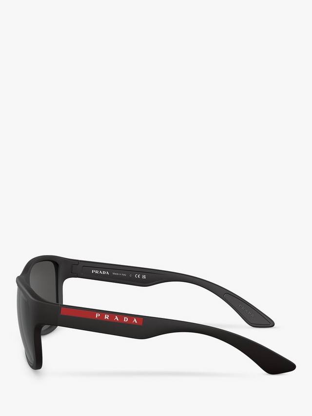 Мужские спортивные солнцезащитные очки PS 01US D-Shape Prada, Black — фото 3