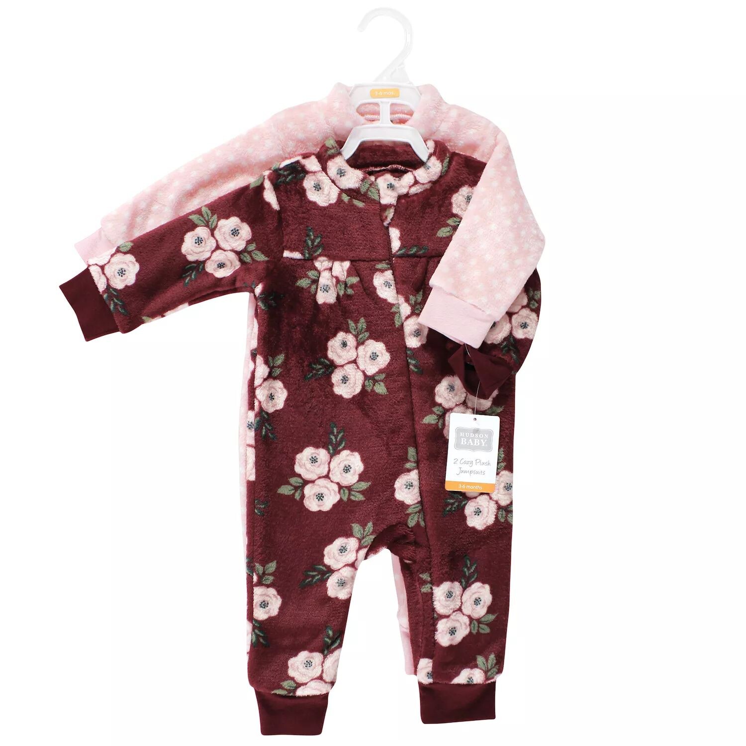 

Комплект комбинезонов Hudson Baby, 2 предмета, красный/розовый