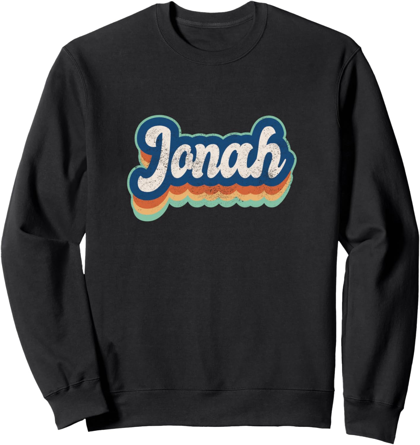 

Мужская толстовка в винтажном стиле 70-х/80-х годов с именем Джона Retro Groovy Name Fathers Day Outfit For Men, черный