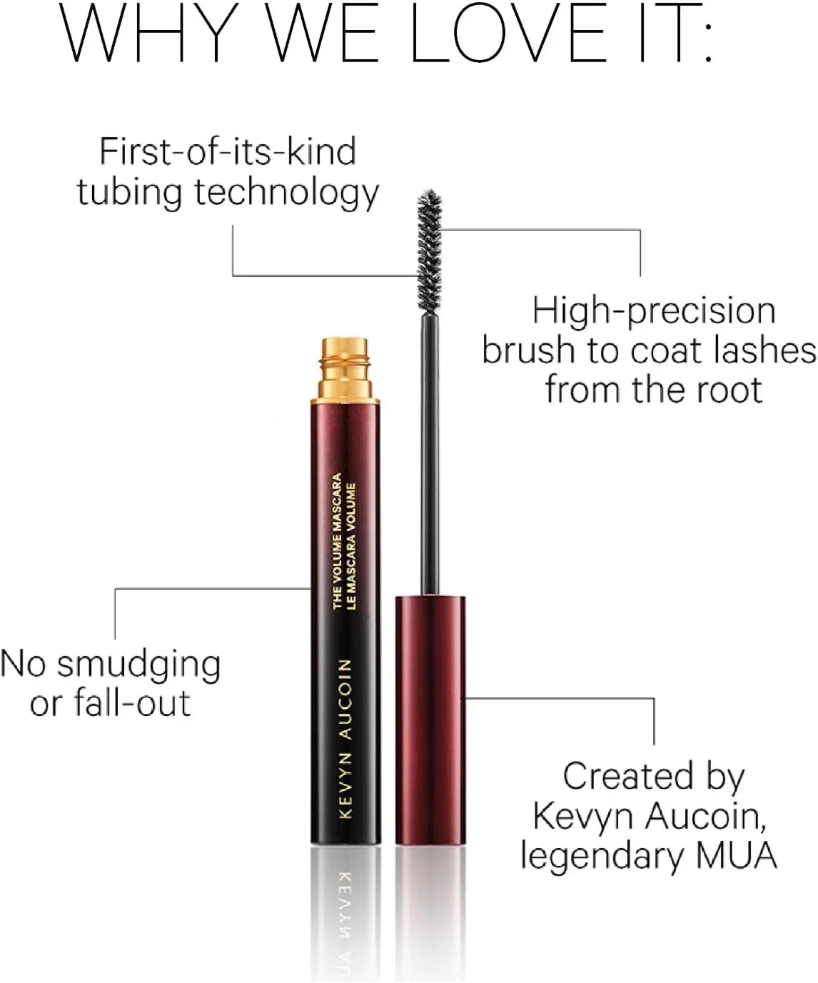 Тушь для ресниц объемная Kevyn Aucoin The Volume Mascara, 5 мл, черный — фото 4