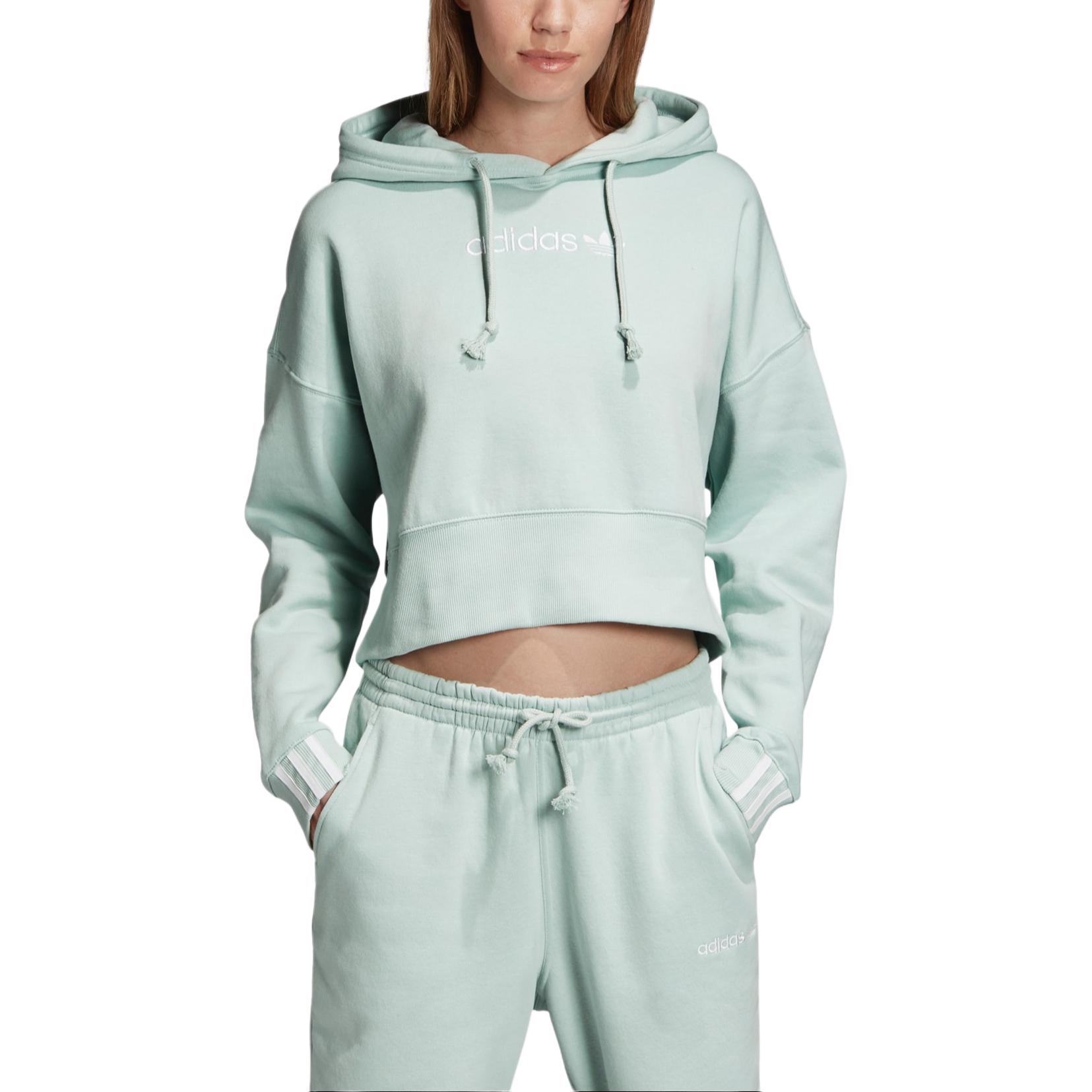 Adidas Originals Coeeze Crop Sweatshirt Women's Green — фото 3