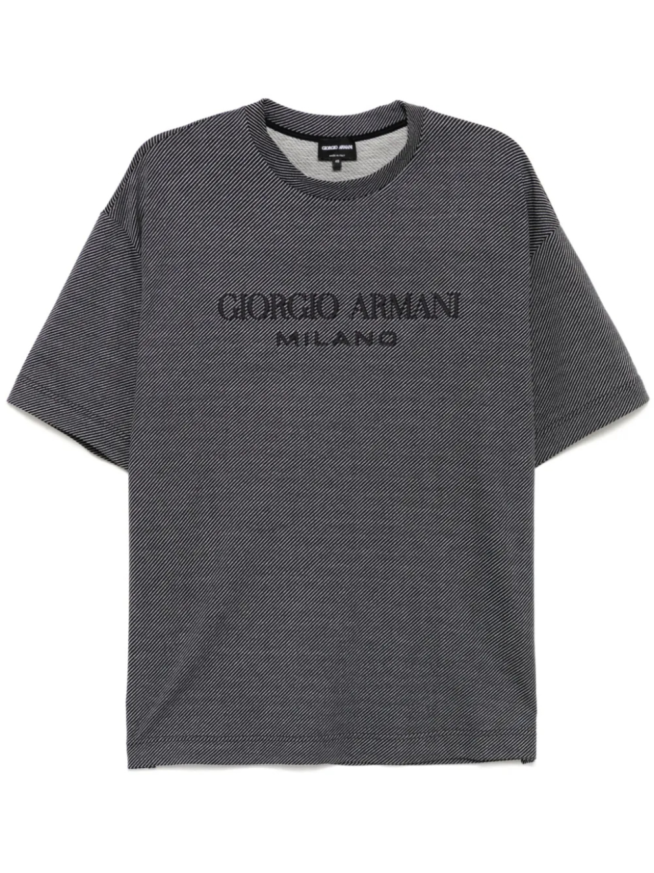 

Футболка с логотипом Giorgio Armani, синий