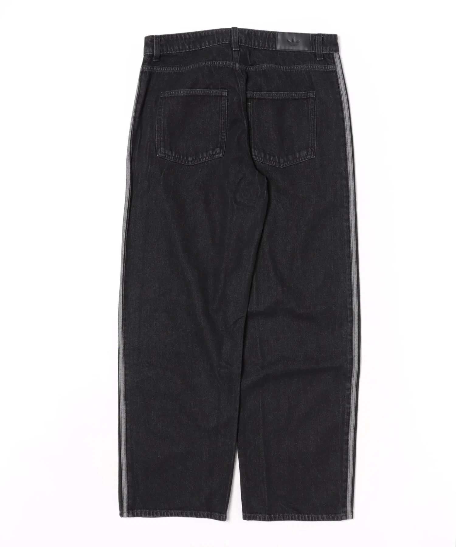Мужские брюки adidas AC FIREBIRD DENIM из денима чёрные — фото 2