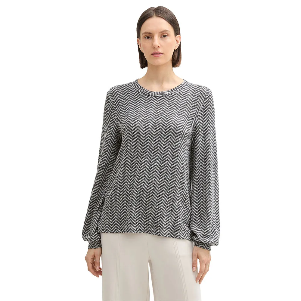 

Футболка Tom Tailor 1044923 Cosy Long sleeve, серый