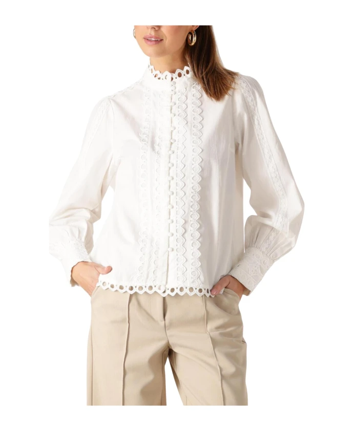 

Элегантная белая блузка для женщин Y.A.S, белый