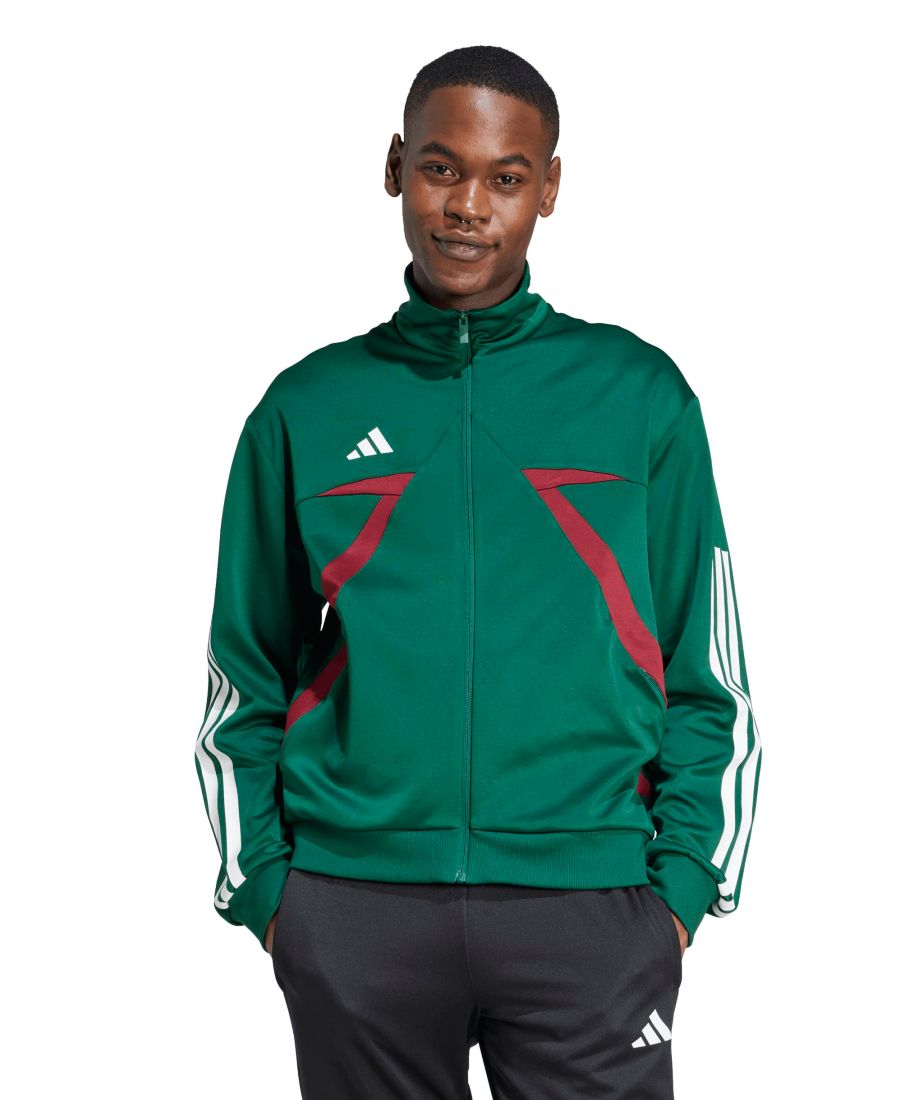 

Мужская спортивная куртка House Of Tiro Nations Pack Adidas, Dark green, Collegiate burgundy, White