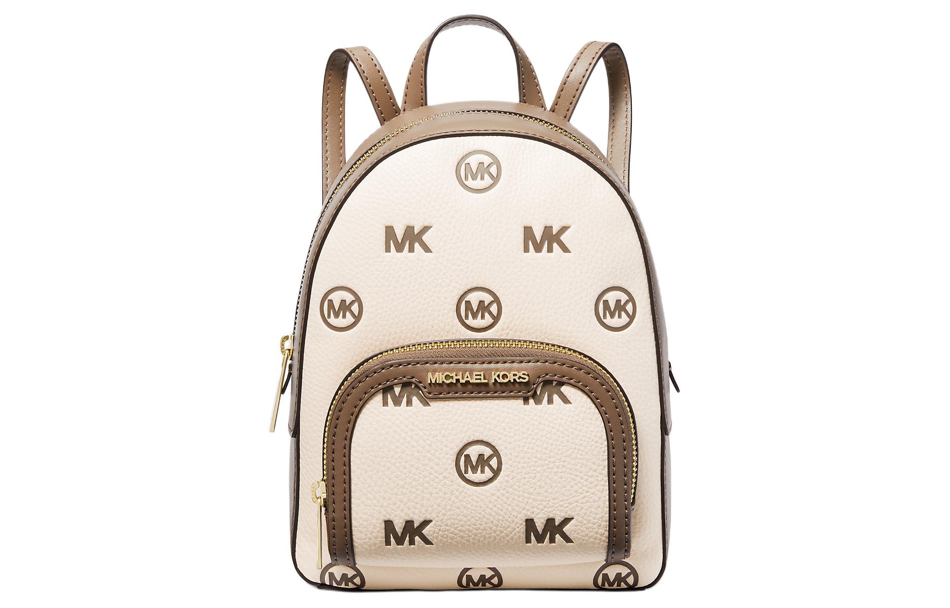 

MICHAEL KORS Дамская полиуретановая кроссбоди сумка через плечо с одним ремнем ультрамалого размера молочно-белого цвета