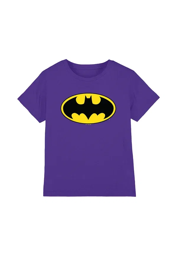 Футболка Batman classic logo print t-shirt Cotton Soul, фиолетовый