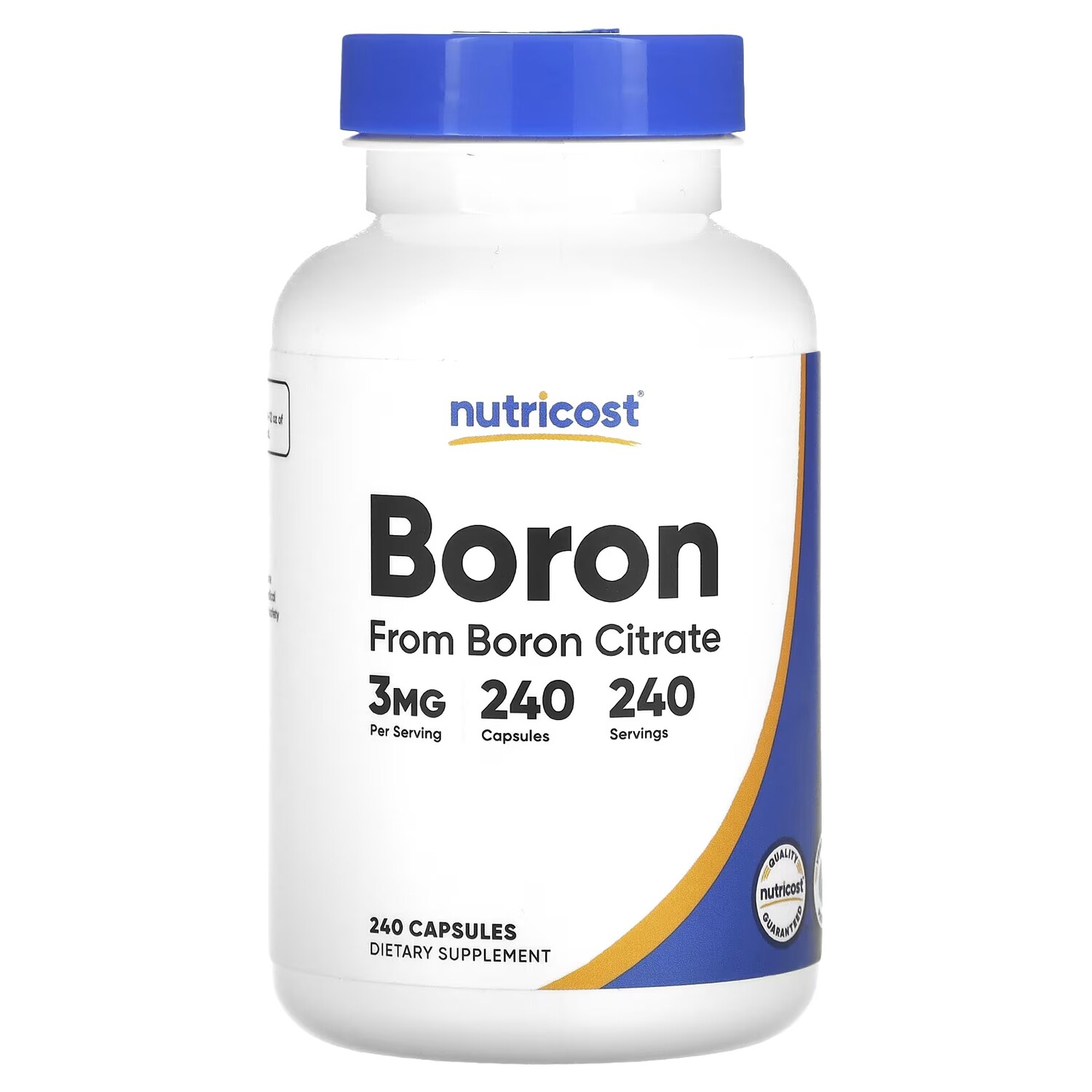 

Бор Nutricost 3 мг, 240 капсул