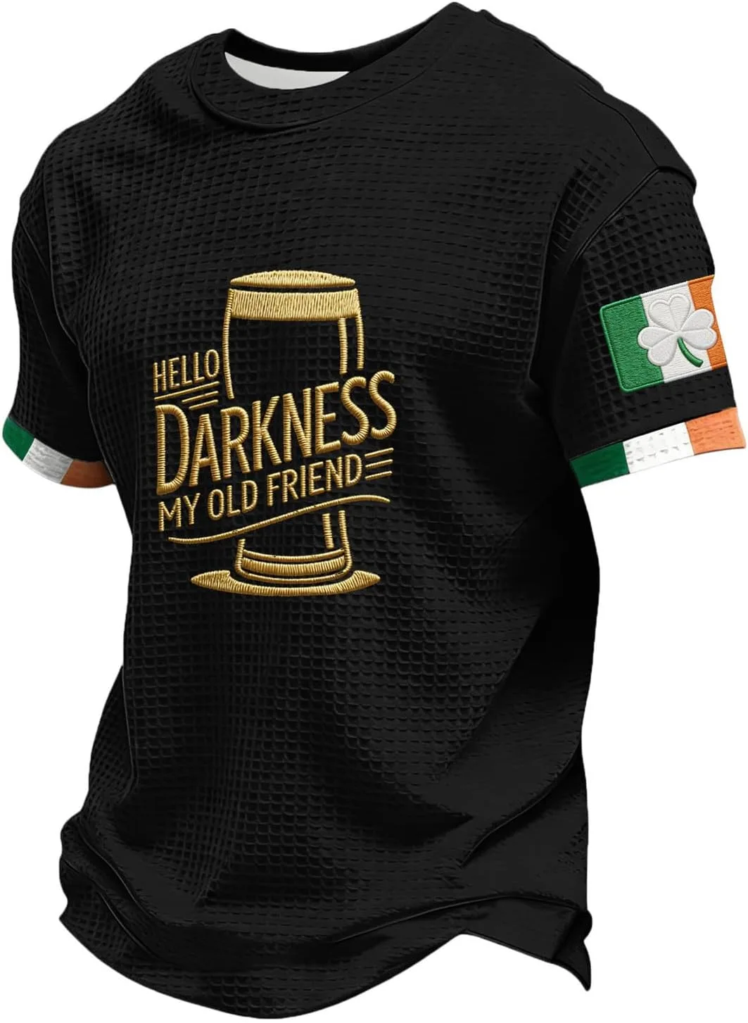 

Футболка мужская Saint Patrick's Day с принтом Hello Darkness My Old Friend HYYGOCCTV