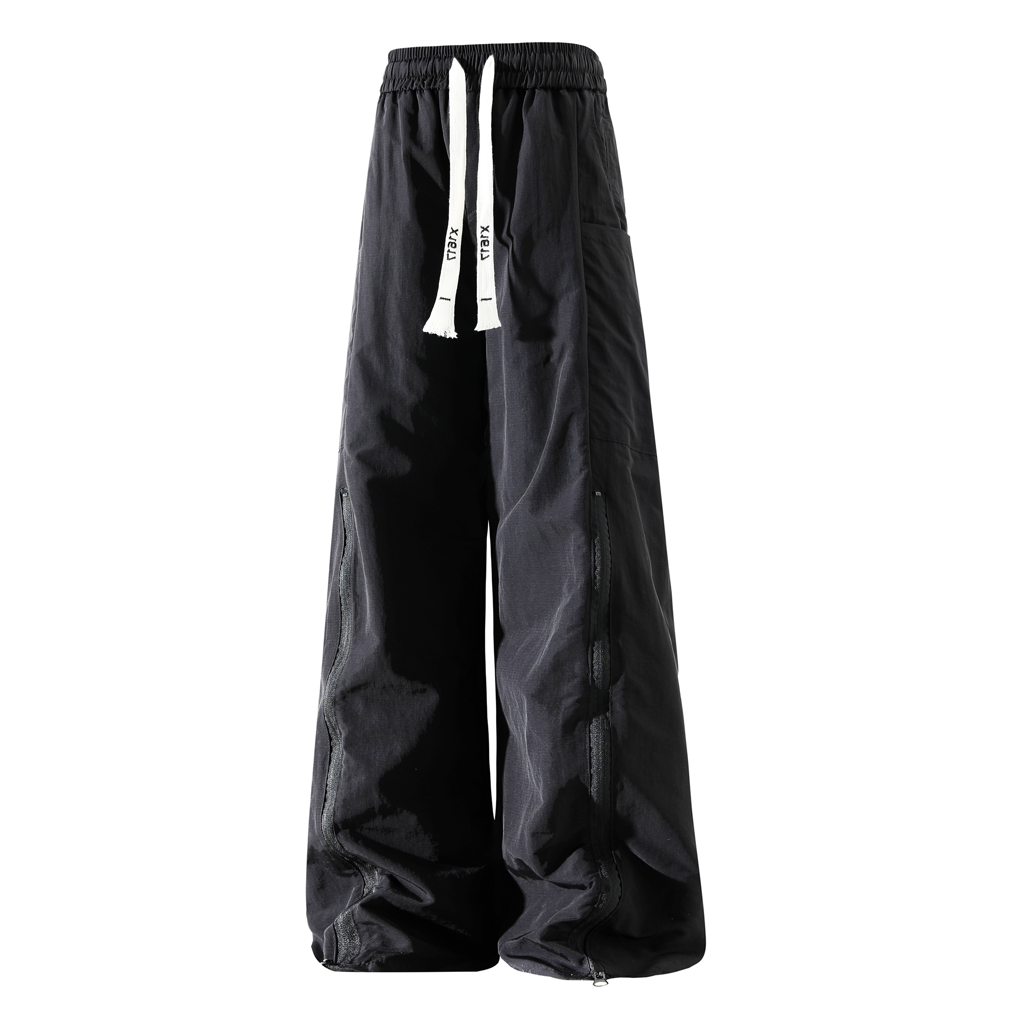 

Повседневные брюки Unisex утепленные и с флисовой подкладкой Wide Leg X1617, черный fleece-lined pants