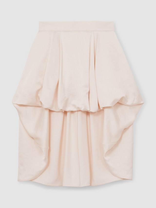 

Детская юбка Mali High Low с помпонами Reiss, Ivory