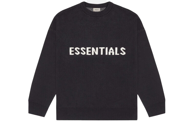 

Осень-Зима 20 Трикотаж Унисекс Черный Fear Of God Essentials, черный