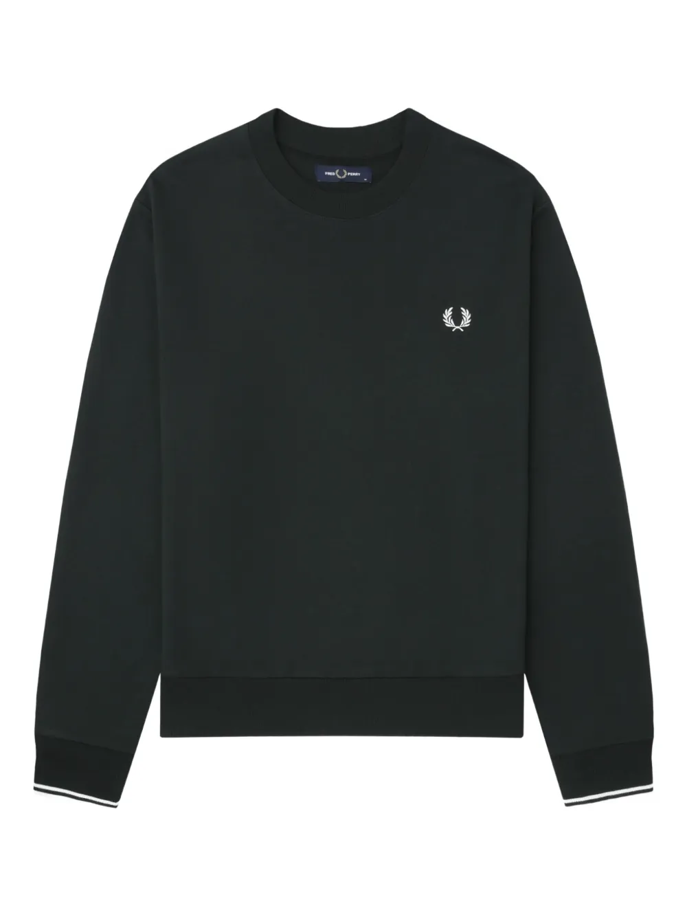 

Свитшот с круглым вырезом Fred Perry, зеленый