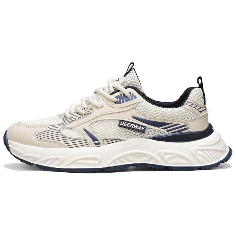 

Кроссовки DEERWAY Lifestyle Shoes Men Mid-top, бежевый/синий