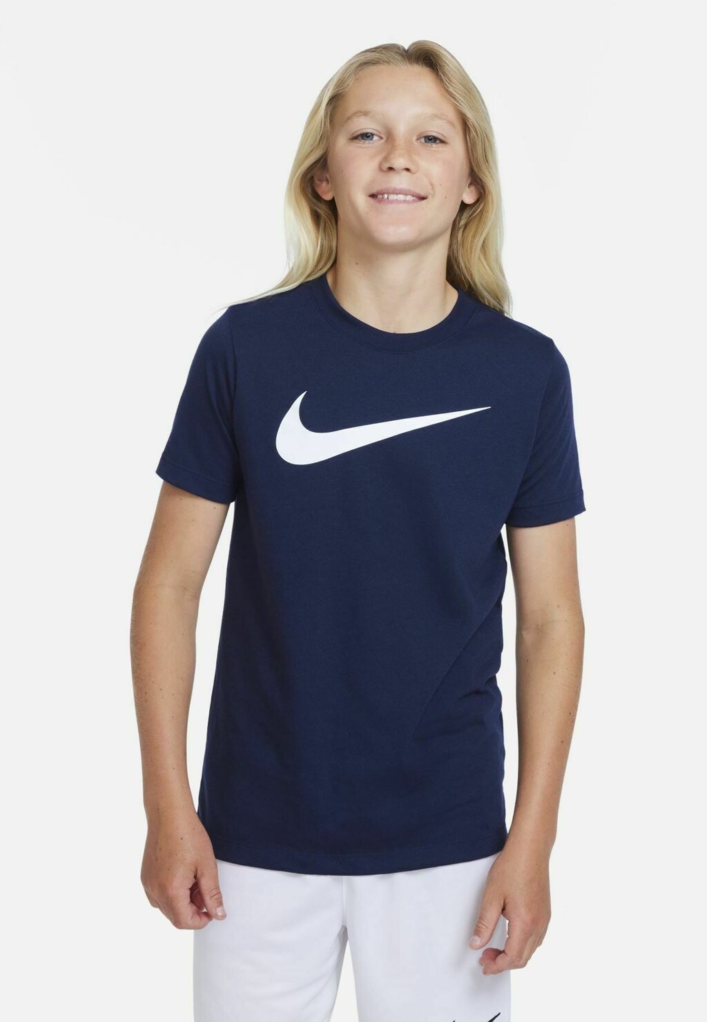 Спортивная футболка PIŁKARSKI DLA DUŻYCH DZIECI DRI FIT PARK Nike, темно-синий — фото 2