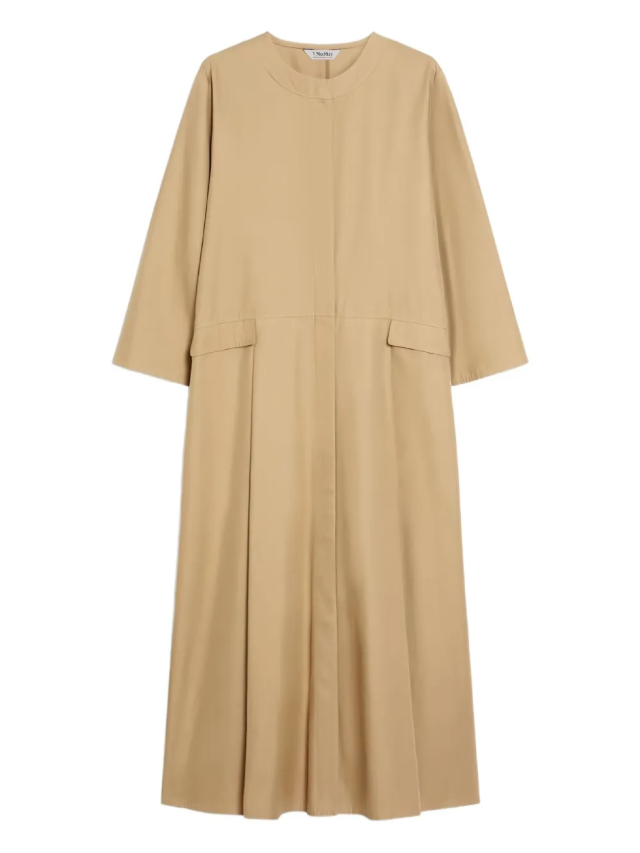 

'S Max Mara плиссированное макси-платье, нейтральный