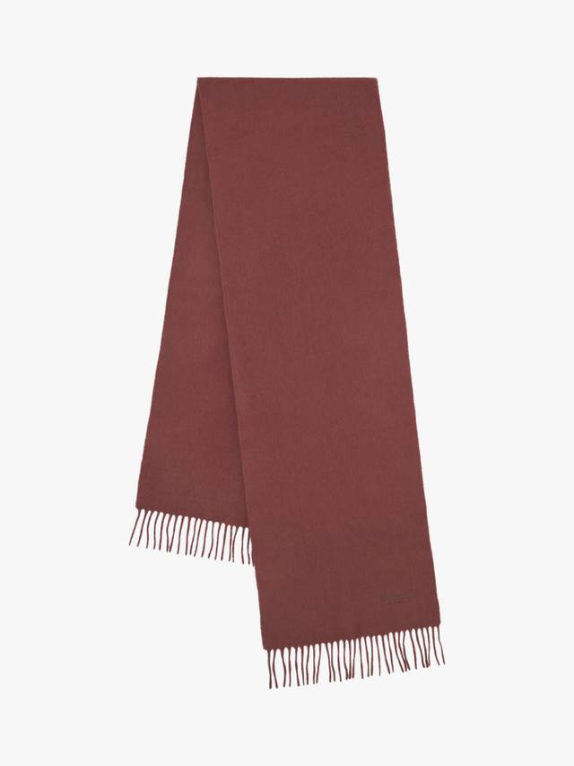 

Маленький однотонный шарф из мериносовой шерсти Mulberry, Bright Oak