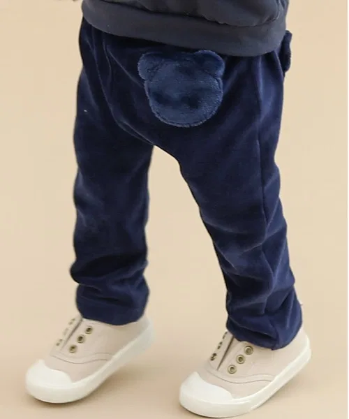 Леггинсы с аппликацией мишки n.o.u.s синие