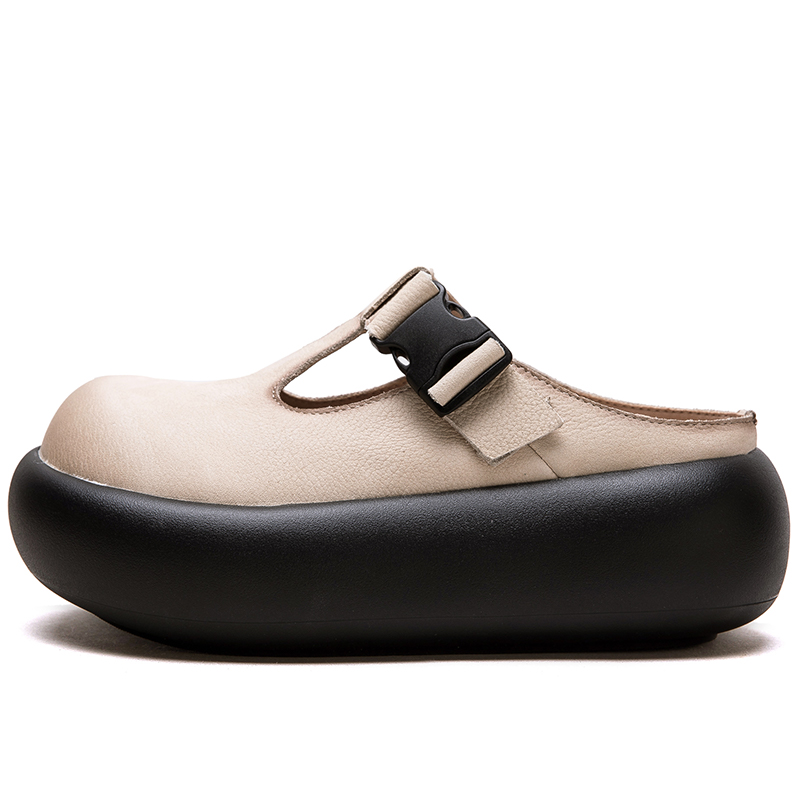 Jay Женские противоскользящие закрытые тапочки бежевые, цвет Beige