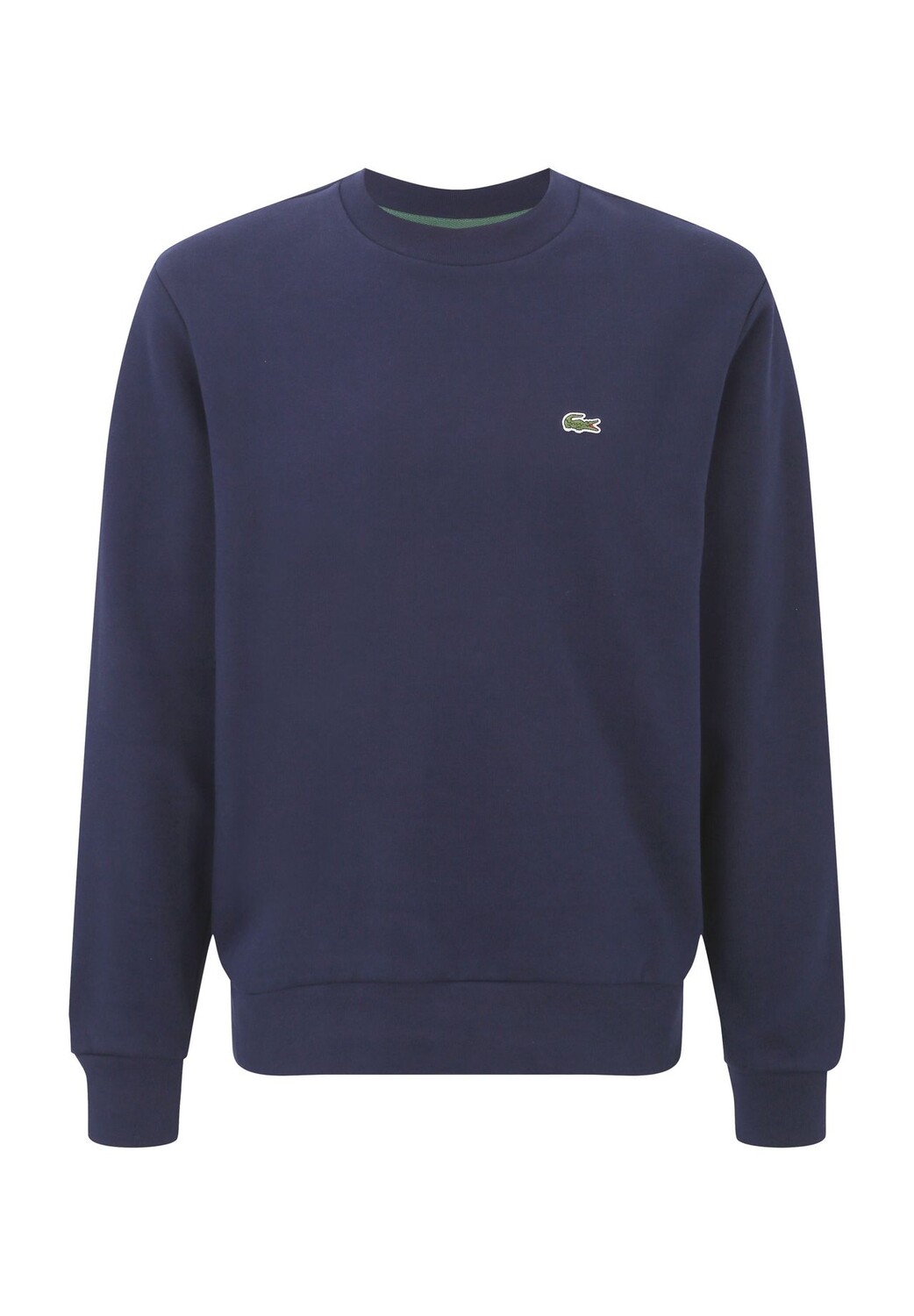 

Толстовка классического кроя, однотонная, мужская LACOSTE, темно-синий