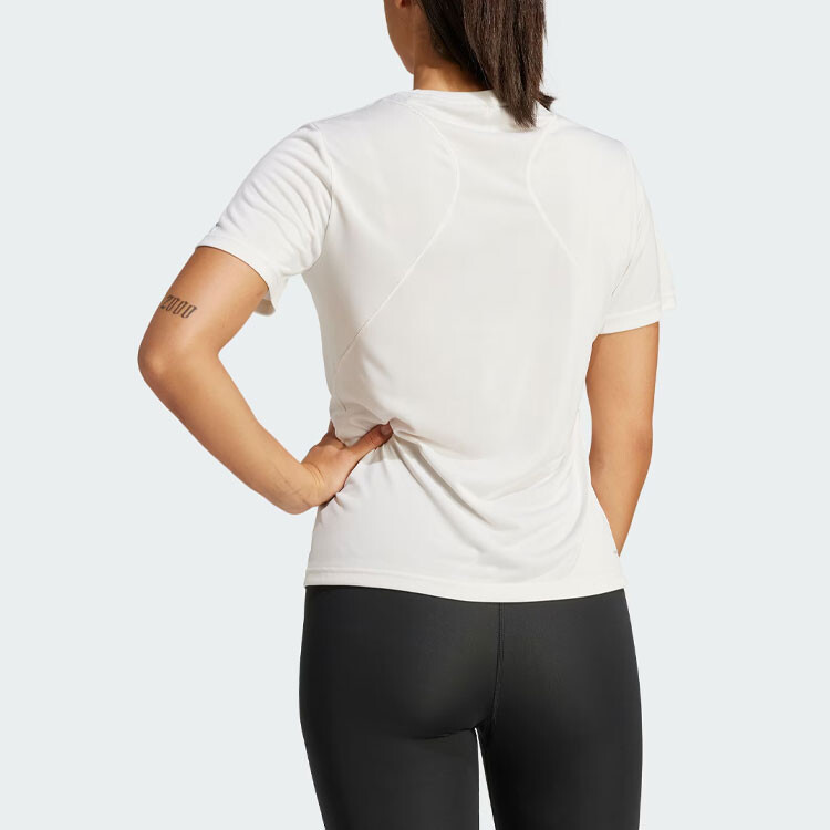 Футболка LES MILLS женская белая Adidas — фото 3