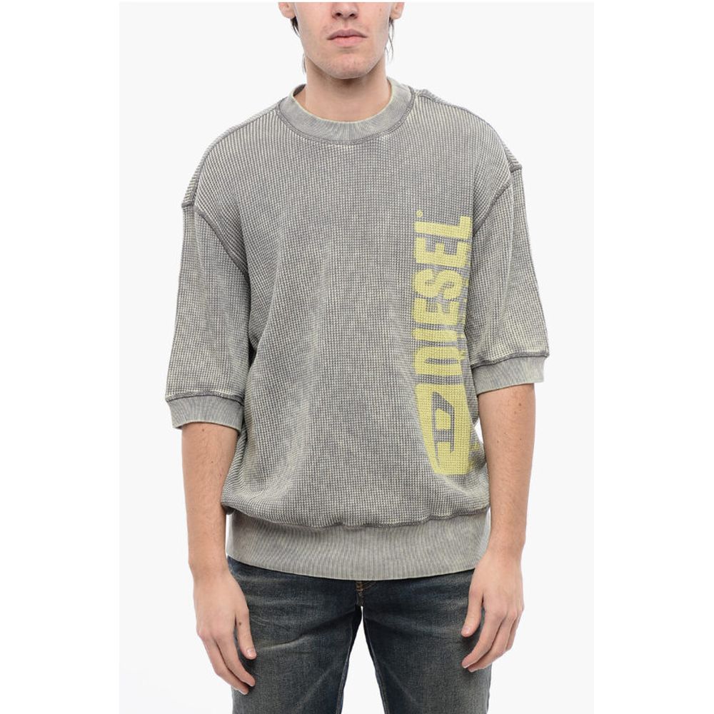 

Серый хлопковый свитер Diesel, Gray