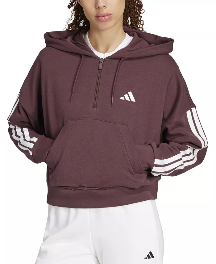 

Женская уютная худи The Essentials Relaxed с капюшоном adidas, красный