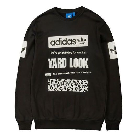 

Толстовка adidas originals Graphic Crew Sweatshirt 'Cd1717' Black, черный