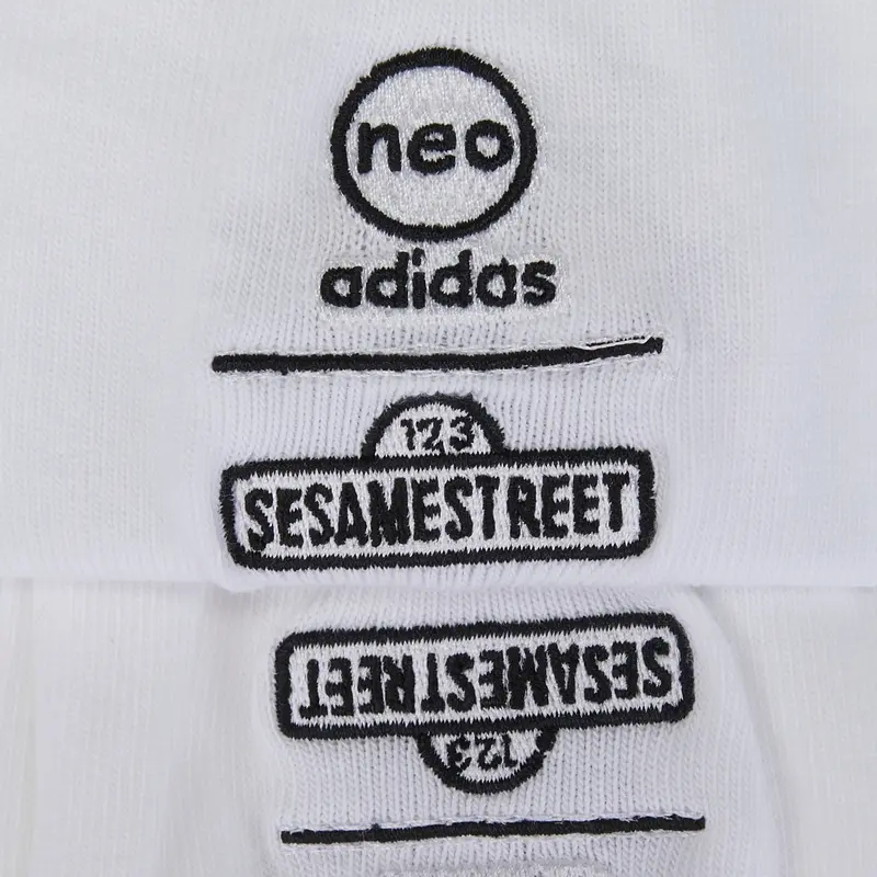 Adidas Neo Носки X SESAME STREET FW24 Mid-Calf Socks Unisex 1 Pack White — фото 3