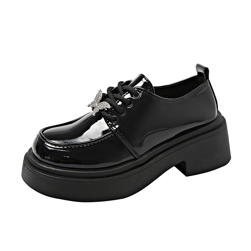 

Туфли женские повседневные Women's Casual Shoes Women's Gejiani, цвет Black matte