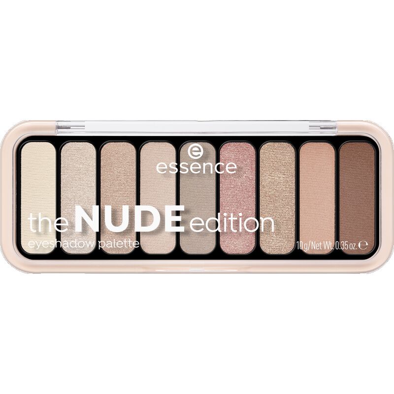 

Палетка теней для век NUDE edition 10 essence, 10 g