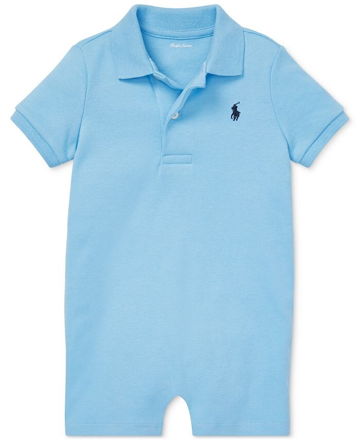 

Хлопковая футболка-поло с короткими рукавами для маленьких мальчиков Polo Ralph Lauren, синий, Белый, Хлопковая футболка-поло с короткими рукавами для маленьких мальчиков Polo Ralph Lauren, синий